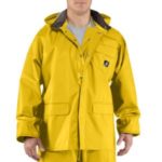 Carhartt Men's Surrey Rain Coat - Yellow