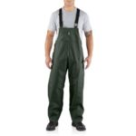 Carhartt Men's Surrey Rain Bib Overall - Green