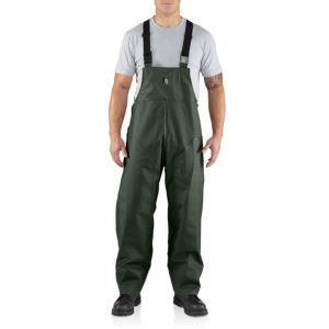 Carhartt Men's Surrey Rain Bib Overall - Green