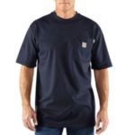 Carhartt Flame-Resistant Force Cotton Short-Sleeve T-Shirt - Dark Navy