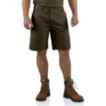 Carhartt Men's Washed Twill Dungaree Short - Dark Coffee