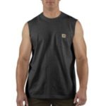 Carhartt Men's Workwear Pocket Sleeveless T-Shirt - Black
