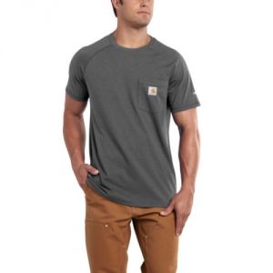 Carhartt Men's Force Cotton Short-Sleeve T-Shirt - Carbon Heather