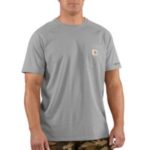 Carhartt Men's Force Cotton Short-Sleeve T-Shirt - Heather Gray