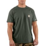 Carhartt Men's Force Cotton Short-Sleeve T-Shirt - Moss