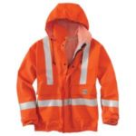 Carhartt Flame-Resistant Rain Jacket-Bold Orange