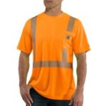 Carhartt Force High-Visibility Short-Sleeve Class 2 T-Shirt-Brite Orange