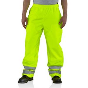Carhartt High Visibility Class E Waterproof pant - Brite Lime