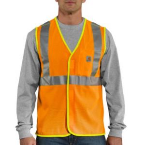 Carhartt High Visibility Class 2 Vest - Brite Orange
