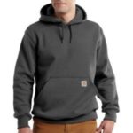 Carhartt Rain Defender Paxton Heavyweight Hooded Sweatshirt - Carbon Heather