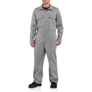 Carhartt Flame-Resistant Traditional Twill Coverall - Gray