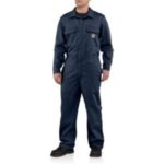 Carhartt Flame-Resistant Traditional Twill Coverall - Dark Navy