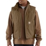 Carhartt Men's Quick Duck Jefferson Vest - Canyon Brown