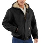 Carhartt Men's Flame Resistant Duck Active Jac/Quilt-Lined - Black