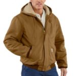 Carhartt Men's Flame Resistant Duck Active Jac/Quilt-Lined - Carhartt Brown