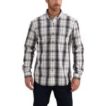 Carhartt Men's Essential Plaid Long Sleeve Shirt - Black