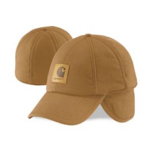 Carhartt WorkFlex Ear-Flap Cap - Brown