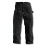 Carhartt Men's Double-Front Work Dungaree Black B01 BLK