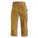 Carhartt Men's Double-Front Work Dungaree Brown B01 BRN