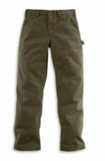 Carhartt Men's Washed Twill Dungaree - Relaxed Fit Army Green B324 ARG