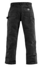 Carhartt Men's Washed Twill Dungaree - Relaxed Fit Black B324 BLK