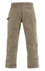 Carhartt Men's Washed Twill Dungaree - Relaxed Fit Dark Khaki B324 DKH