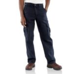 Carhartt Flame-Resistant Cnvas Cargo Pant - Dark Navy