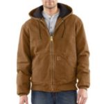 Carhartt Sandstone Active Jac/Quilted Flannel Lined - Carhartt Brown