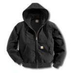 Carhartt Men's Duck Active Jac/Thermal Lined - Black