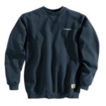 Carhartt Men's Midweight Crewneck Sweatshirt K124 - New Navy