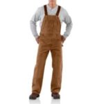 Carhartt Men's Sandstone Bib Unlined Overalls - Carhartt Brown