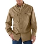 Carhartt Men's Sandstone Twill Shirt - Cottonwood