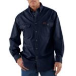Carhartt Men's Sandstone Twill Shirt - Midnight