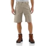 Carhartt  Men's Canvas Work Short Tan B147 TAN