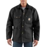 Carhartt Men's Duck Chore Coat / Blanket-Lined Black C001 BLK