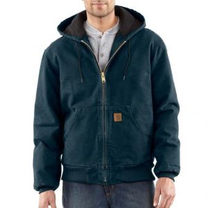 Carhartt Sandstone Active Jac/Quilted Flannel Lined - Midnight