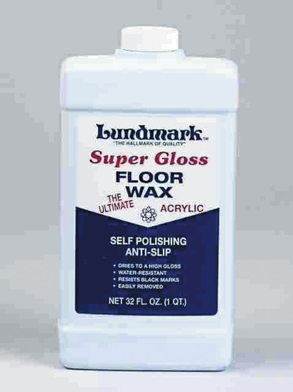 Lundmark Super Gloss Anti-Slip Floor Wax Liquid 32 oz. 3202F32-6