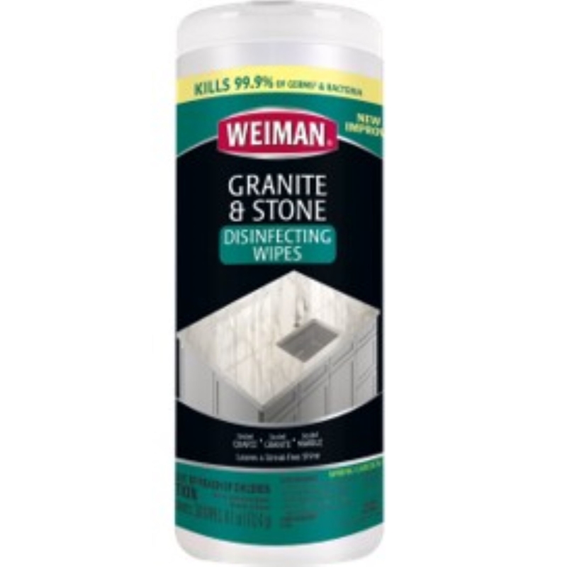 Weiman Apple/Pear Scent Granite And Natural Stone Daily Cleaner 30 count Wipes 54A