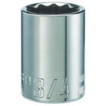 CRAFTSMAN 3/4″ Standard Socket 1/2”-Drive 12-Point