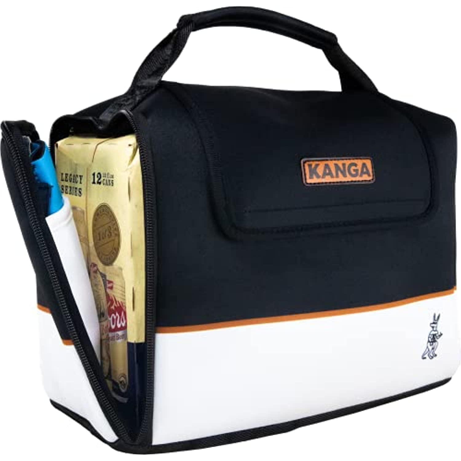 Kanga Kase Mate Cooler 144 oz. Black/White KM03-ST-12-GIBS