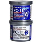PC-Products PC-11 Epoxy Adhesive Paste, Two-Part Marine Grade, 1lb in Two Cans, Off White 160114