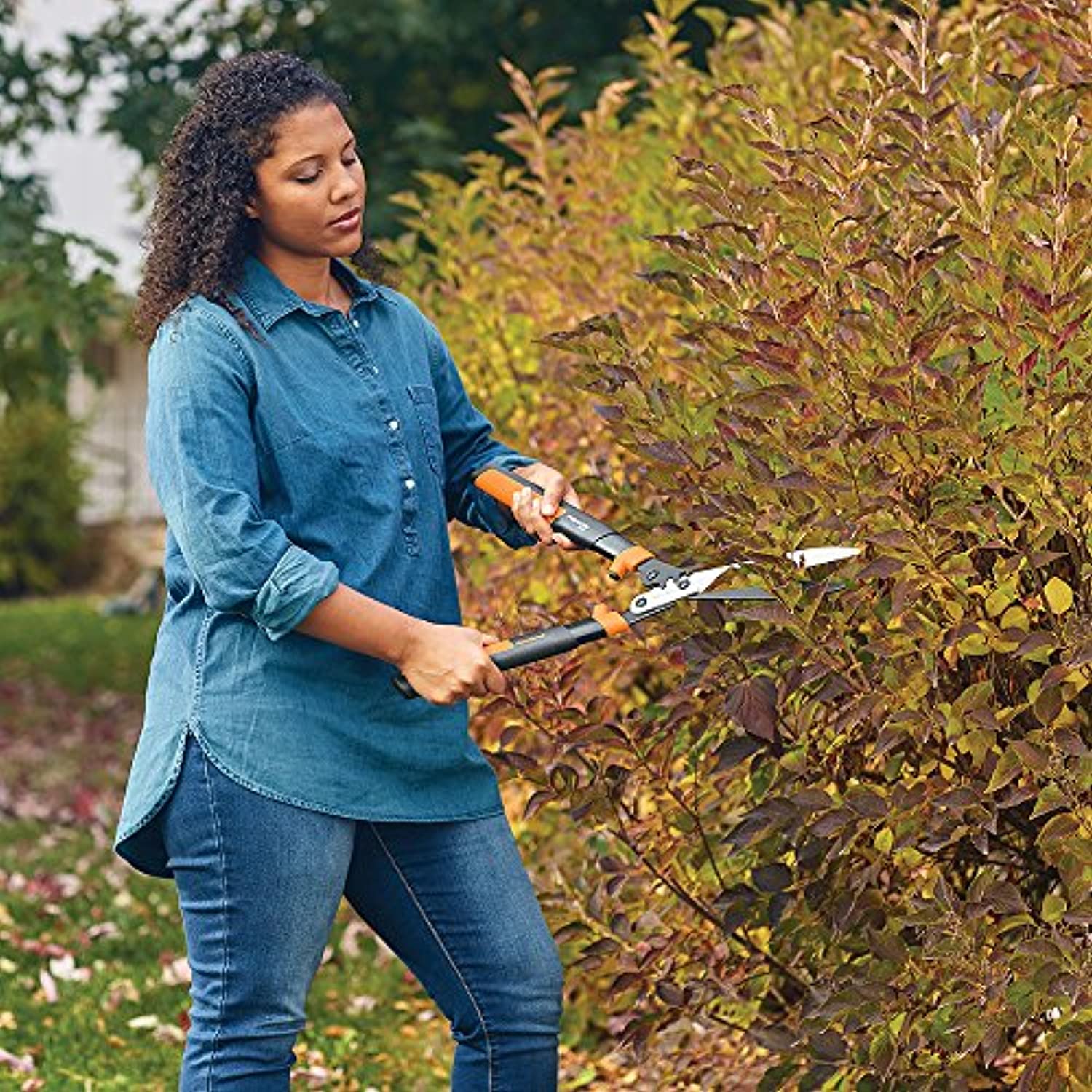 Fiskars 23 in. Steel Straight Edge Hedge Shears - Image 4