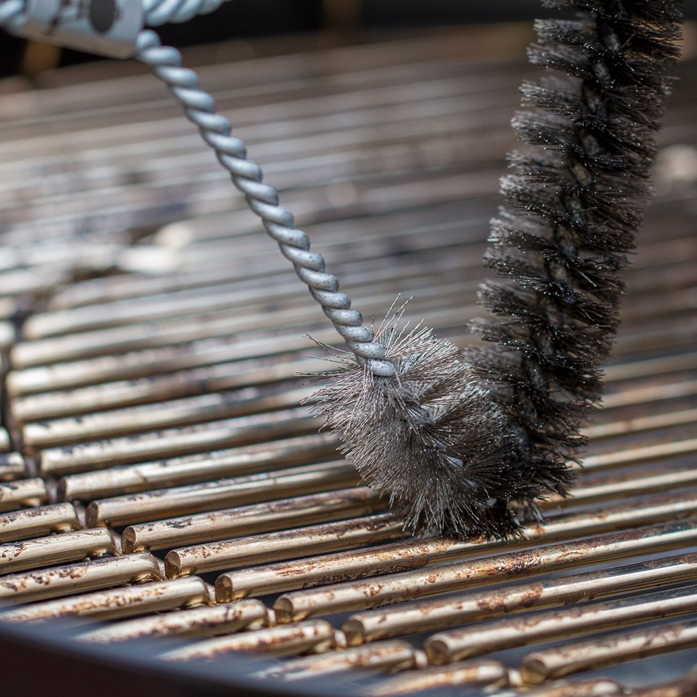 Weber 12-Inch 3-Sided Grill Brush, Black 6494 - Image 4