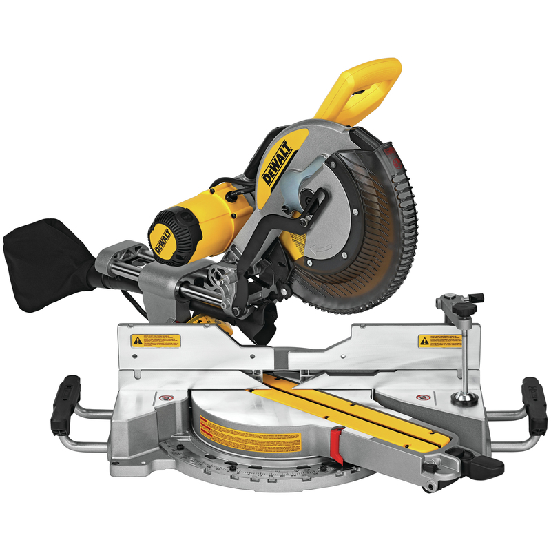 DeWalt 12 in. Corded Dual-Bevel Sliding Compound Miter Saw Bare Tool 120 V 15 amps 3800 rpm DWS779