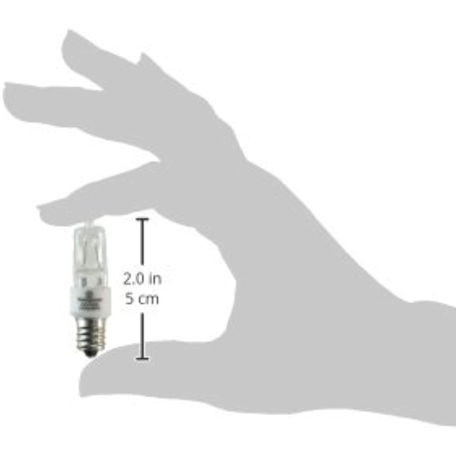 Westinghouse 60 W T3 Krypton/Xenon Single Ended Halogen Bulb E12 (Candelabra) White 0624500 - Image 2