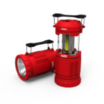 Nebo Poppy 300 lumen Red LED Pop Up Lantern and Spotlight NEB-LTN-0002