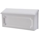Gibraltar Mailboxes Windsor Plastic Wall Mount White Mailbox WMH00W04