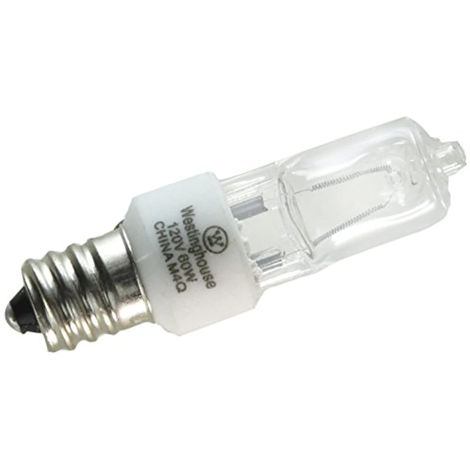 Westinghouse 60 W T3 Krypton/Xenon Single Ended Halogen Bulb E12 (Candelabra) White 0624500