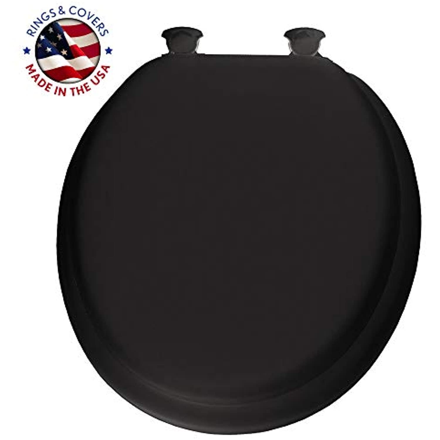 Bemis Round Black Soft Toilet Seat 15EC 047 - Image 2