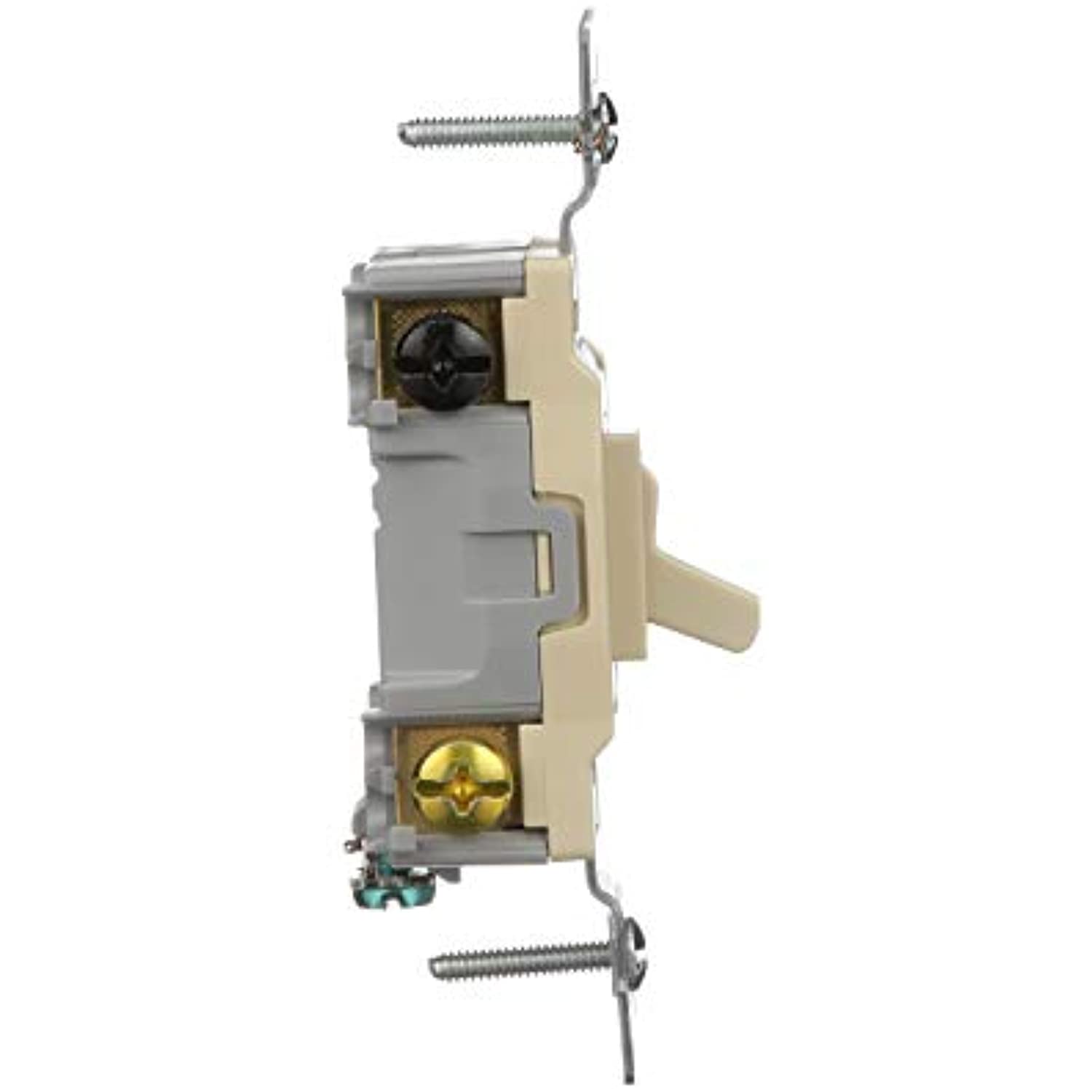 EATON Wiring 1242-7V-BOX 15-Amp, 120-Volt Standard Grade 4-Way Framed Toggle AC Quiet Switch, Ivory - Image 5